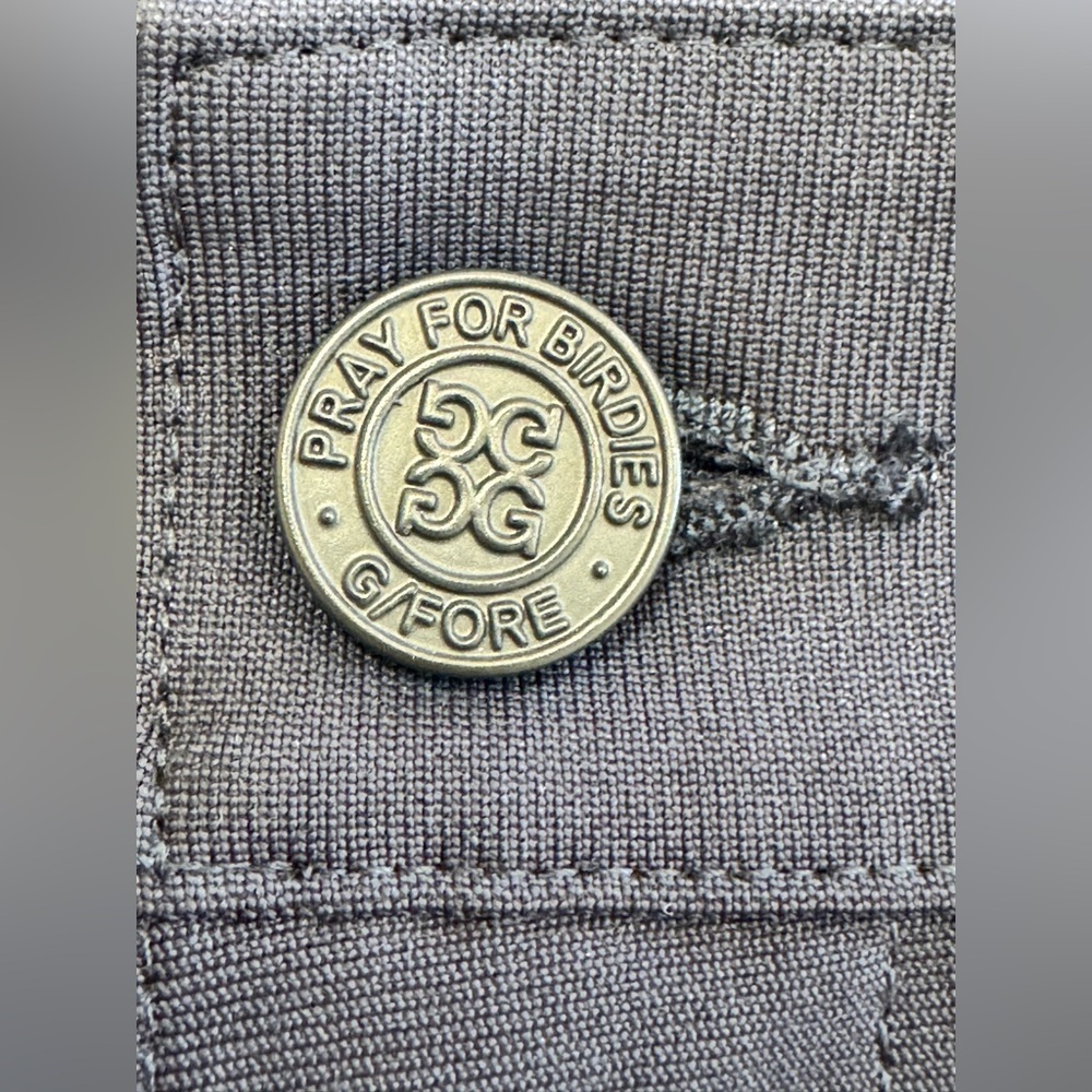 G/Fore Pants Golf Performance 5 Pocket Size 38x30 (38X25) Mens Blue Straight Fit - Picture 4 of 11